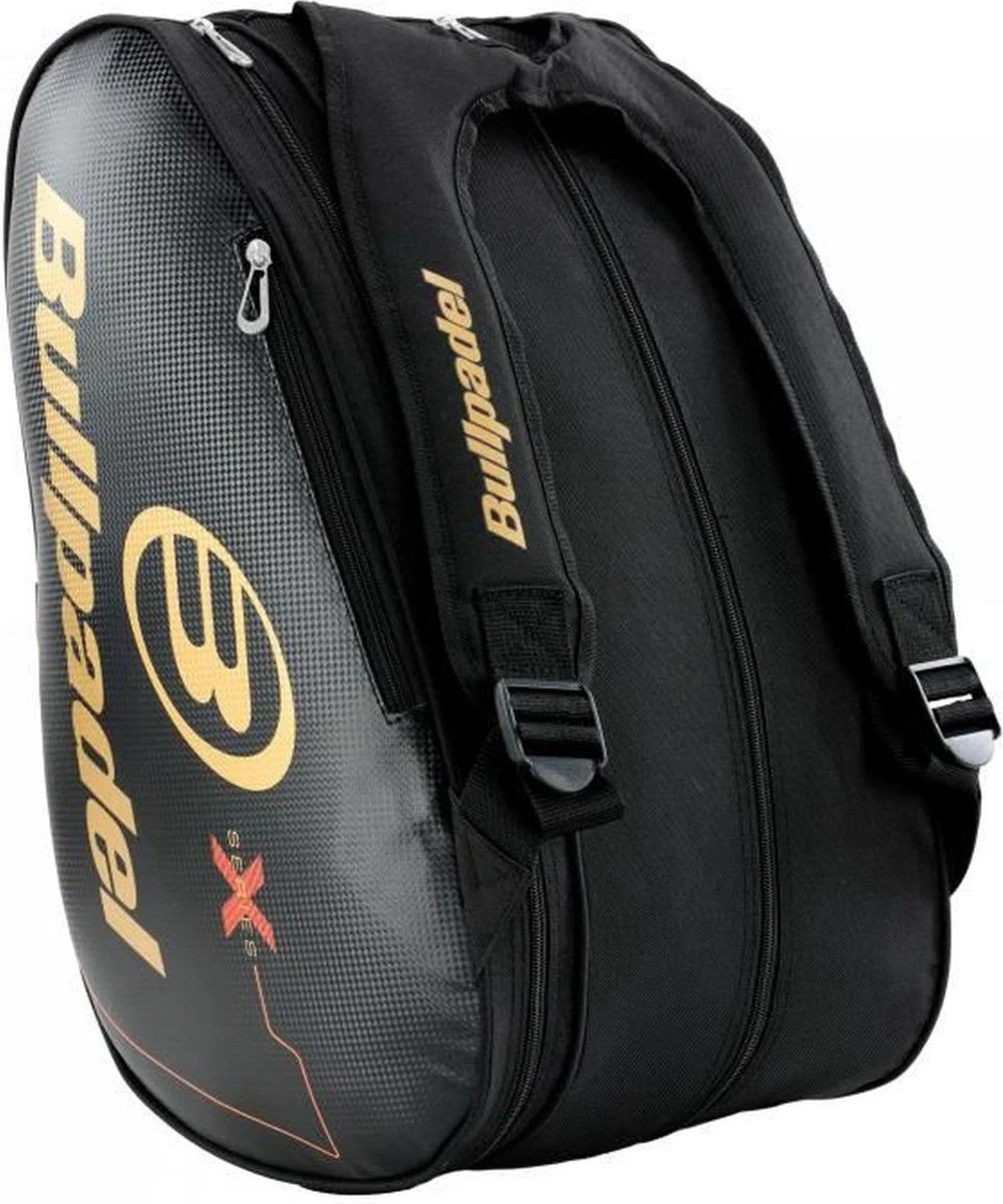 Bullpadel Racketbag X-series Carbon Gold Padel tas Bullpadel Racketbag X-series Carbon Gold Padel Tas -Fitnessapparatuur Serie Winkel 1000x1200 9
