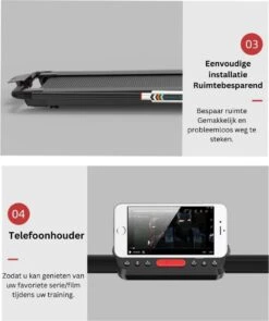 Merkloos Wandelband- Loopband Inklapbaar Met App- Walking Pad Extra Compact- Loopband Bureau-Zwart -Fitnessapparatuur Serie Winkel 1004x1200 1