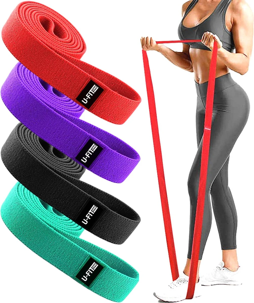 U Fit One 4 Delige Lange Resistance Band Set - Stoffen Fitness Elastiek - Elastieken - Weerstandsband - Stretch band - Fitnessband - Fysiotherapie - Yogaband - Yoga - Pilates U Fit One 4 Delige Lange Resistance Band Set - Stoffen Fitness Elastiek - Elastieken - Weerstandsband - Stretch Band - Fitnessband - Fysiotherapie - Yogaband - Yoga - Pilates -Fitnessapparatuur Serie Winkel 1005x1200 2