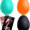 U Fit One® 3 Delige Stressbal Set Met Handleiding - Stressballen - Fidget - Handtrainer - Handknijper - Knijphalter- Onderarm Trainer - Grijper - Hand & Grip Trainer - RSI - Pols - Fitness - Ufitone