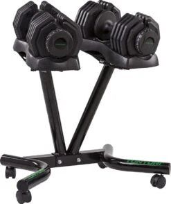 Tunturi Verstelbare Halterset - Dumbbellset - Selector Dumbbell - Dumbbells - Halters - 2,5kg Tot 25kg - Incl. Gratis Fitness App -Fitnessapparatuur Serie Winkel 1007x1200 4