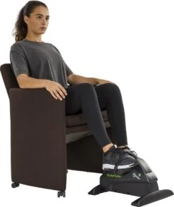 Tunturi Cardio Fit M35 Stoelfiets - Hometrainer - Minibike Met Instelbare Weerstand - Fietstrainer Magnetisch Geremd - Bureaufiets -Fitnessapparatuur Serie Winkel 1008x1200