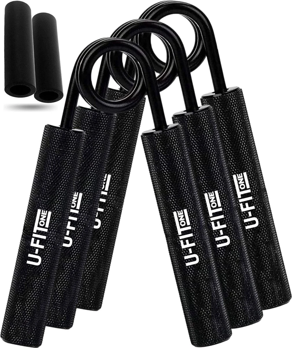 U-Fit One 3 delige Metal Handtrainer Set - 68kg, 90kg, 113kg - Grip trainer - Handknijper - Knijphalter - Armtrainer - Hand knijper - Handgripper - Heavy gripper - Onderarm - Buigveer U-Fit One 3 Delige Metal Handtrainer Set - 68kg, 90kg, 113kg - Grip Trainer - Handknijper - Knijphalter - Armtrainer - Hand Knijper - Handgripper - Heavy Gripper - Onderarm - Buigveer -Fitnessapparatuur Serie Winkel 1010x1200 5