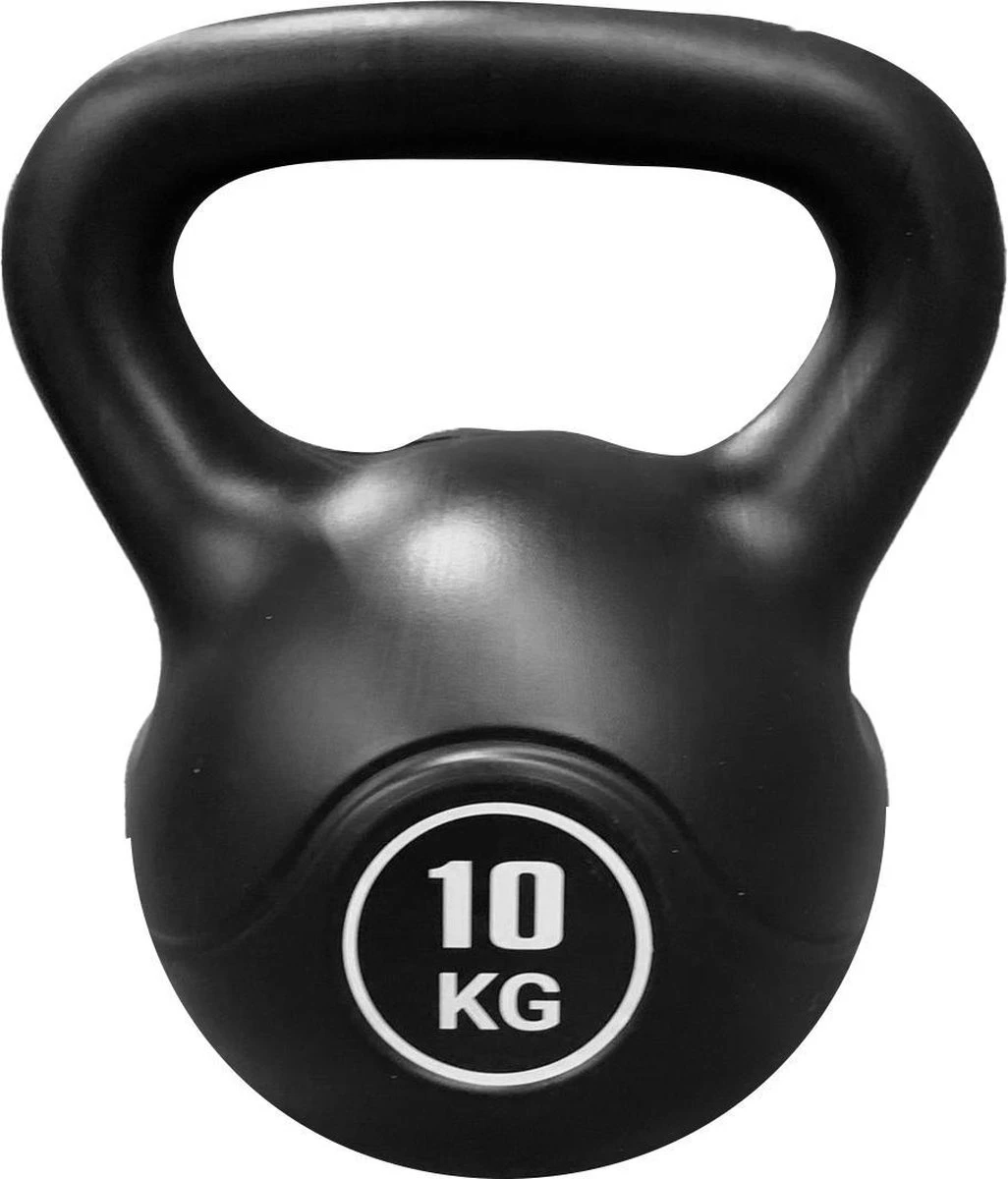 Kettlebell - Fitness - Kettlebells - Gewichten - 10kg - Zwart Merkloos Kettlebell - Fitness - Kettlebells - Gewichten - 10kg - Zwart -Fitnessapparatuur Serie Winkel 1026x1200 2