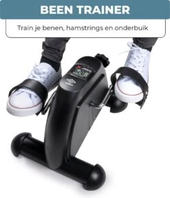 Umbro Stoelfiets - Met Computer - Hometrainer - Bureaufiets - Fietstrainer - Stoelfiets Met Handvaten - Zwart -Fitnessapparatuur Serie Winkel 1029x1200