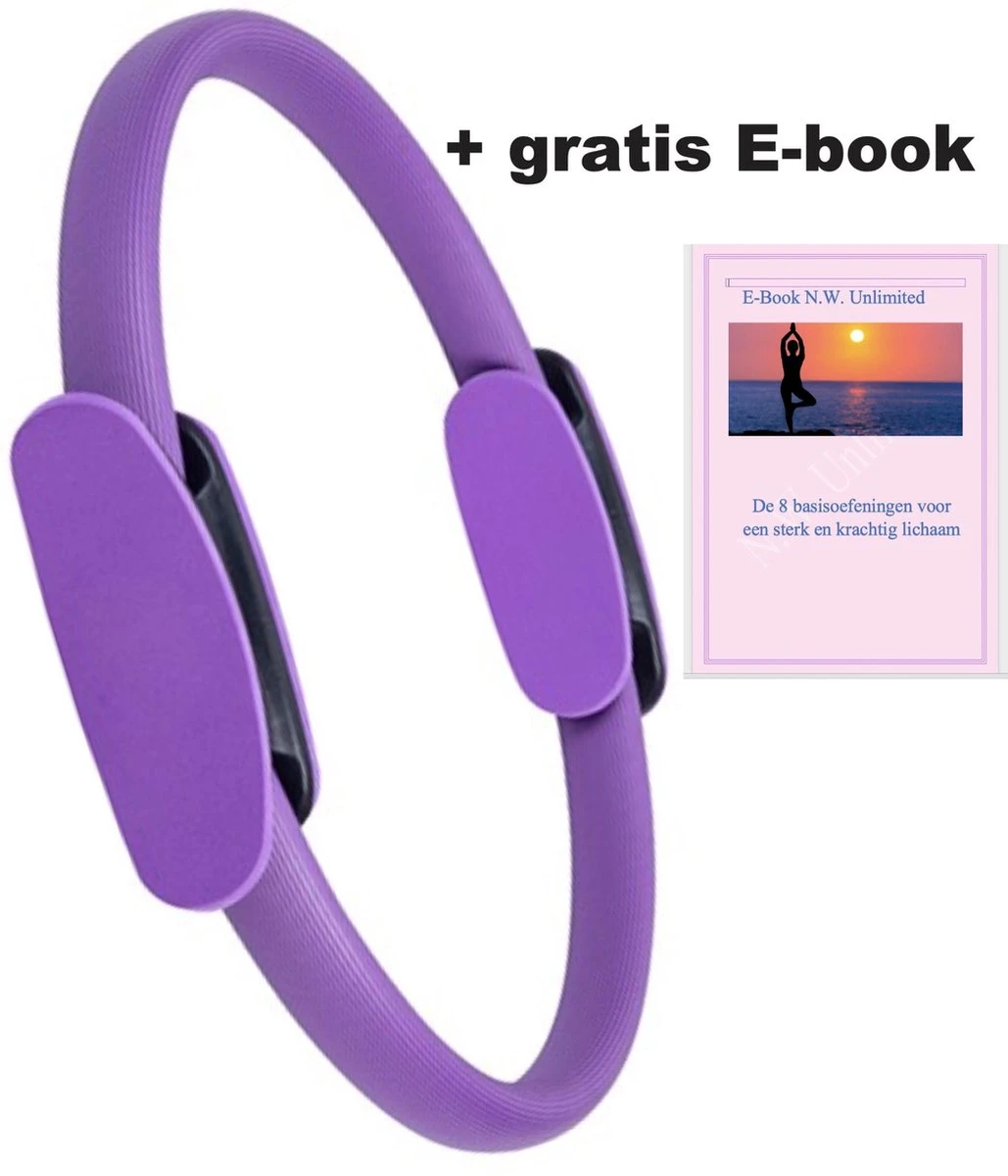 N.W. Pilates/ Yoga Ring - Paars - Ø 38 cm + Gratis E-book - Magic Circle - Weerstandsring - Sport Ring - Pilatus - Sporten - Thuis Sporten - Heuptrainer - Fitnessmaterialen - Buikspier Ring - Trainingsring N.W. Pilates/ Yoga Ring - Paars - Ø 38 Cm + Gratis E-book - Magic Circle - Weerstandsring - Sport Ring - Pilatus - Sporten - Thuis Sporten - Heuptrainer - Fitnessmaterialen - Buikspier Ring - Trainingsring -Fitnessapparatuur Serie Winkel 1029x1200 4