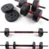 Dumbbellset 25 Kg Met Halterstang - Dumbbells Verstelbaar - Halterset - Fitness Gewichten Set - Rood/zwart -Fitnessapparatuur Serie Winkel 1029x1200 5