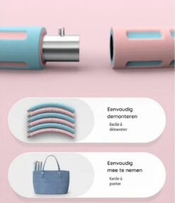 Fitlab Fitness Hoelahoep Met Gewicht - Roze/Blauw - 1 Tot 4 KG - Volwassenen - Hula Hoop /Sport Hoepel/Weight Hoop -Fitnessapparatuur Serie Winkel 1031x1200 4