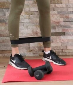 Weerstandsband-Fitness Elastiek-Niveau 5- 20kg Weerstand-Zwart Van Latex (300x50x1,2MM)-Weerstandsbanden