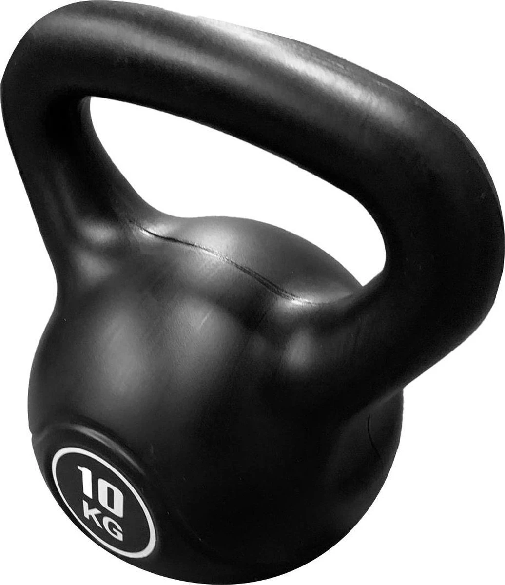 Kettlebell - Fitness - Kettlebells - Gewichten - 10kg - Zwart Merkloos Kettlebell - Fitness - Kettlebells - Gewichten - 10kg - Zwart -Fitnessapparatuur Serie Winkel 1036x1200 5