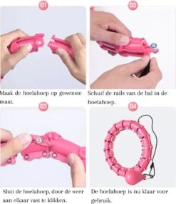 DeSire Fitness Hoelahoep Met Gewicht - Roze - Sport Hoepel Voor Volwassenen En Kinderen - Hula Hoop - Weight Hoop - HoolaHoop -Fitnessapparatuur Serie Winkel 1037x1200 3