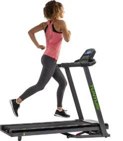 Tunturi Cardio Fit T40 Loopband - Inklapbaar - Hardloopband - 41 Trainingsprogramma's - Met Elektronische Hellingshoek - 1.0 Tot 16 Km/u -Fitnessapparatuur Serie Winkel 1046x1200