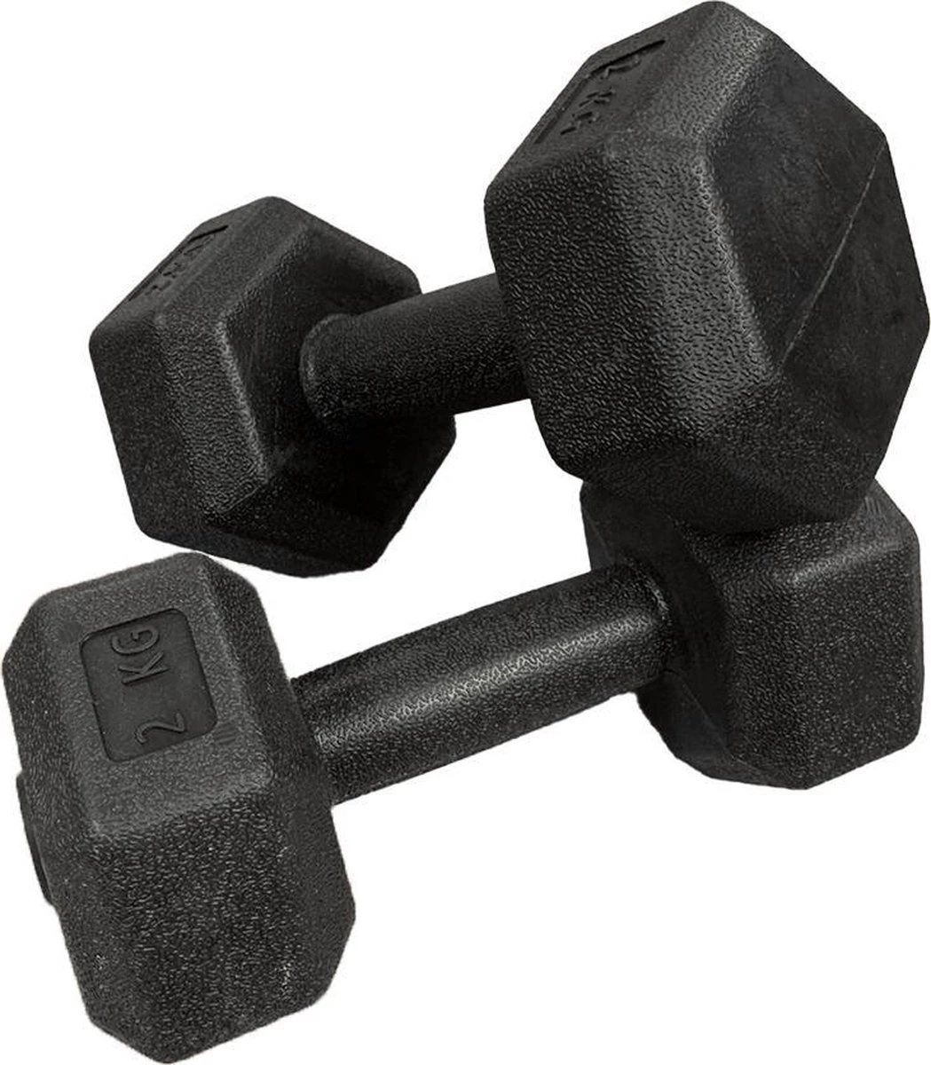 Dumbbells - Set van 2x 2kg - Zwart Merkloos Dumbbells - Set Van 2x 2kg - Zwart -Fitnessapparatuur Serie Winkel 1049x1200 1