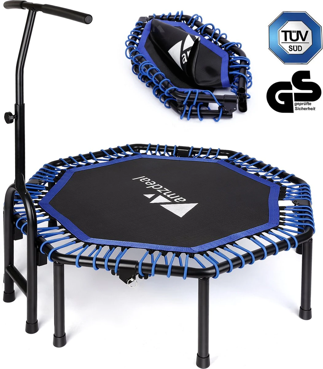 FOXSPORT Trampoline - Jump - Fitness - volwassene of kindertrampoline - fitness trampoline met handvat - Mini trampoline - Kleine Trampoline - Sport Trampoline - Inclusief handgrip - Fitnesstrampolines - 119 cm FOXSPORT Trampoline - Jump - Fitness - Volwassene Of Kindertrampoline - Fitness Trampoline Met Handvat - Mini Trampoline - Kleine Trampoline - Sport Trampoline - Inclusief Handgrip - Fitnesstrampolines - 119 Cm -Fitnessapparatuur Serie Winkel 1052x1200 1