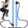 Pilates Bar - Pilates Stick - Fitness Bar - Pilates Stok - Fitness Stick - Yoga Stok - Fitness Materiaal Voor Thuis - Weerstandsbanden - Resistance Band Set - Sport Elastiek Banden - Fitness Elastiek - Fitness - Booty Band + Trainingsschema Blauw -Fitnessapparatuur Serie Winkel 1052x1200 4
