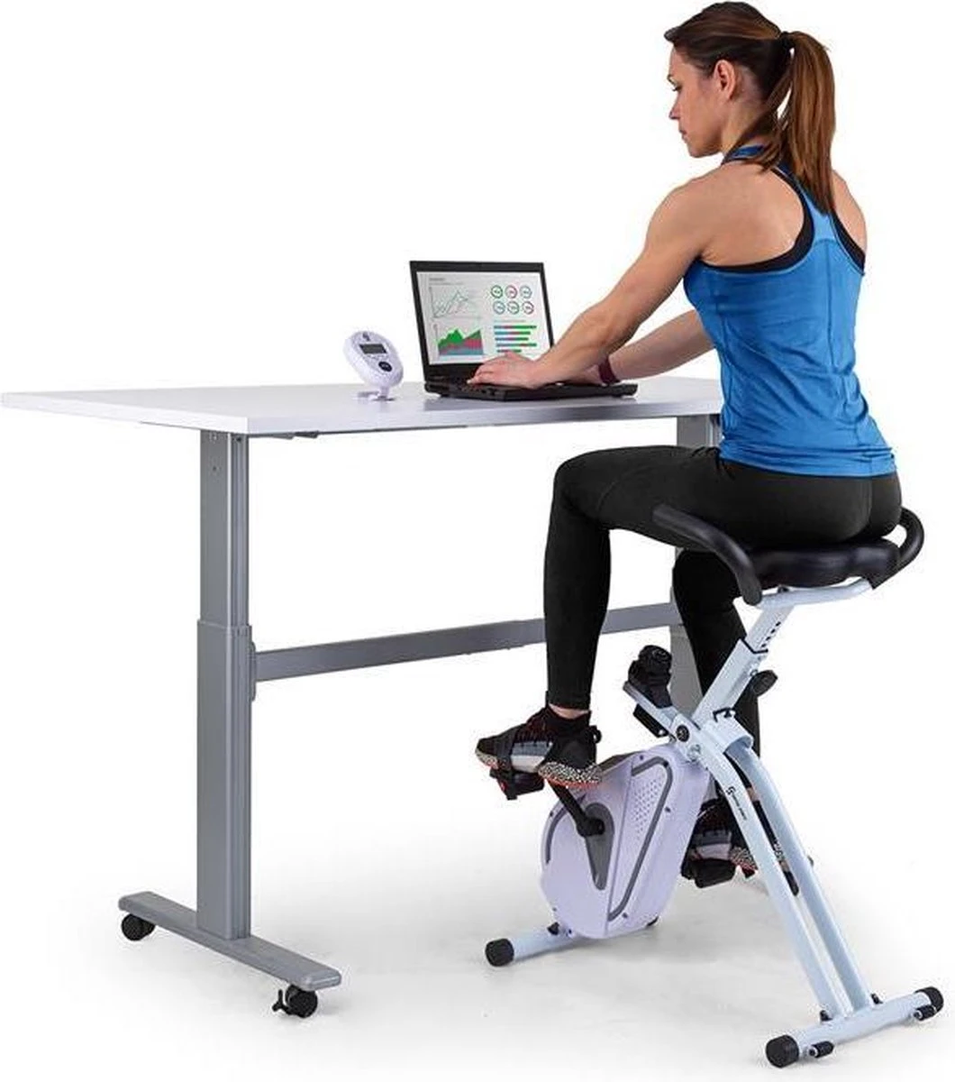 CAPITAL SPORTS Azura Desk Bike - cardio bike voor gebruik aan je bureau - hometrainer - 7,5 kg vliegwielmassa- riemaandrijving - max. 100 kg CAPITAL SPORTS Azura Desk Bike - Cardio Bike Voor Gebruik Aan Je Bureau - Hometrainer - 7,5 Kg Vliegwielmassa- Riemaandrijving - Max. 100 Kg -Fitnessapparatuur Serie Winkel