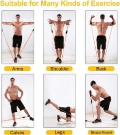 Extra Versterking Tot 68KG-Weerstandsbandenset-Weerstandsbanden Fitness 11- Delig-gewicht Tot 68KG-Resistance Bands -van Natuurlijk Latex-met Grote Handgreep-fitnessbanden-5 Verschillende Sterktes-fitnessapparaten- Sport Krachttraining -Fitnessapparatuur Serie Winkel 1061x1200 3