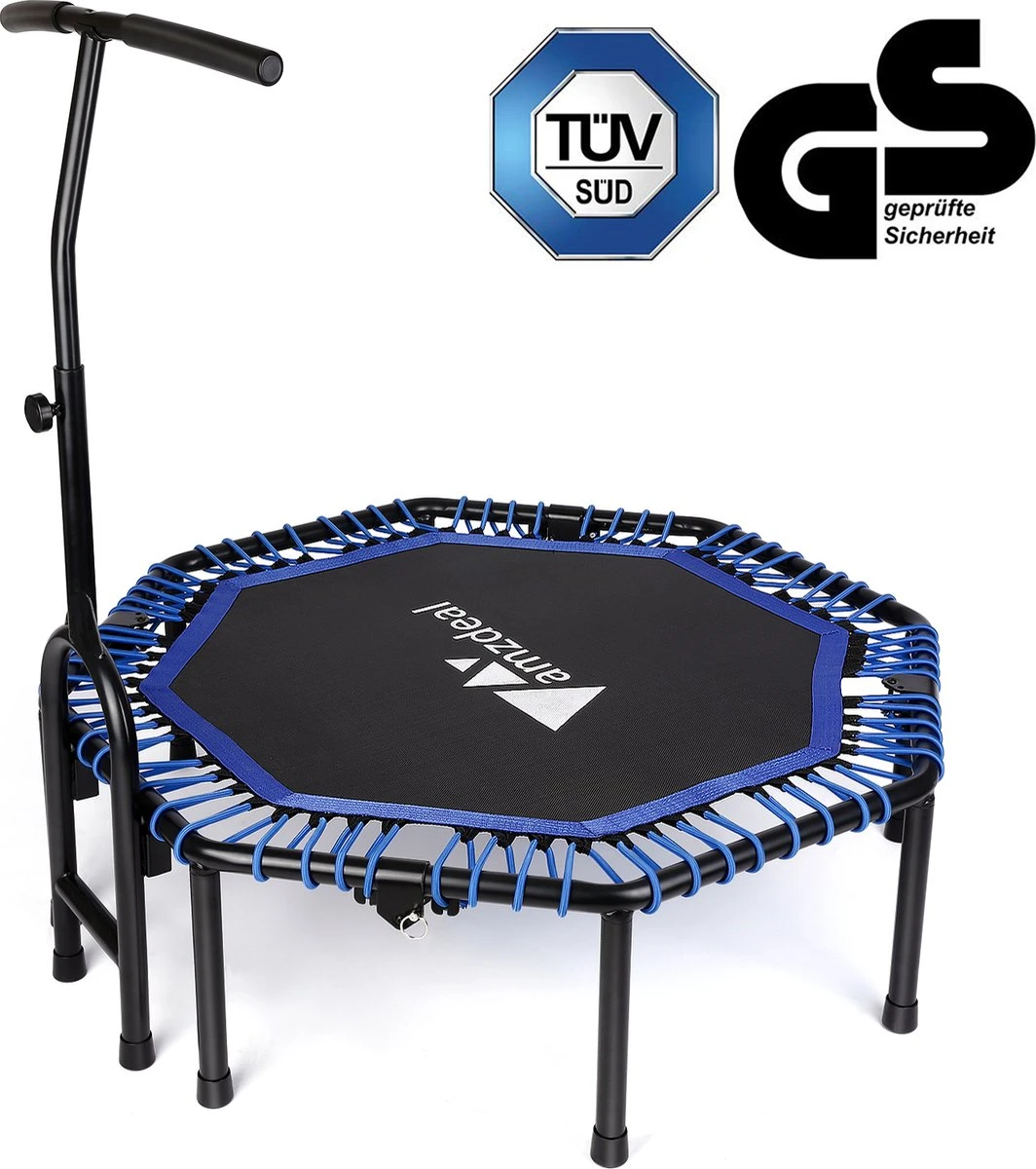 FOXSPORT Hoogwaardige fitness trampoline met handvat - opvouwbare trampoline - volwassene of kindertrampoline tot 120 kg - Inclusief handgrip - Sport Trampoline FOXSPORT Hoogwaardige Fitness Trampoline Met Handvat - Opvouwbare Trampoline - Volwassene Of Kindertrampoline Tot 120 Kg - Inclusief Handgrip - Sport Trampoline -Fitnessapparatuur Serie Winkel 1064x1200 1
