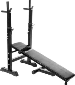 TecTake - Halterbank Voor Lange Halters - Hoogte Verstelbaar - Zwart - 402148 -Fitnessapparatuur Serie Winkel 1065x1200 3