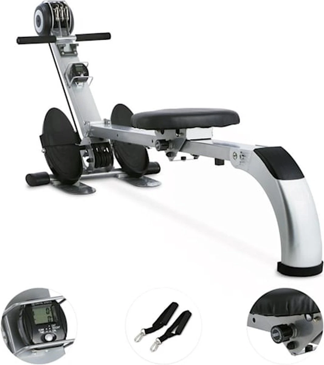 CAPITAL SPORTS Stringmaster - Roeimachine - Roeiapparaat - Roeitrainer - Hometrainer - inklapbaar - tot 100 kg CAPITAL SPORTS Stringmaster - Roeimachine - Roeiapparaat - Roeitrainer - Hometrainer - Inklapbaar - Tot 100 Kg -Fitnessapparatuur Serie Winkel