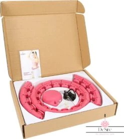 DeSire Fitness Hoelahoep Met Gewicht - Roze - Sport Hoepel Voor Volwassenen En Kinderen - Hula Hoop - Weight Hoop - HoolaHoop -Fitnessapparatuur Serie Winkel 1068x1200 5