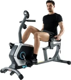 Ligfiets - FitBoostR Recumbent Bike - Hometrainer - 8 Trainingsniveaus - Met Hartslagsensor - Fitness Fiets -Fitnessapparatuur Serie Winkel 1074x1200