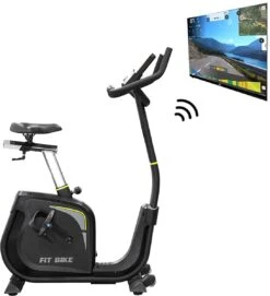 Fitbike Senator IPlus Ergometer - Hometrainer - Fitness Fiets - Incl. Tablethouder En Bluetooth - EMS Weerstandssysteem -Fitnessapparatuur Serie Winkel 1093x1200