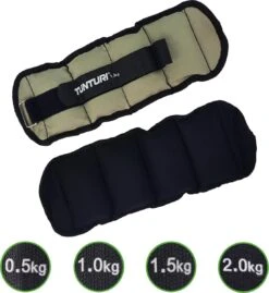 Tunturi Enkelgewichten En Polsgewichten - Gewichten - 2 X 1,0kg - Grijs -Fitnessapparatuur Serie Winkel 1103x1200 8
