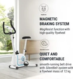 Klarfit Myon Cycle Hometrainer - Fitness Fiets - 8 Standen - Cardio Bike Met Trainingscomputer - Magnetisch Remsysteem - 12kg Vliegwielmassa - SmartCardio Studio Met Tablethouder En Kinomap-app -Fitnessapparatuur Serie Winkel 1107x1200