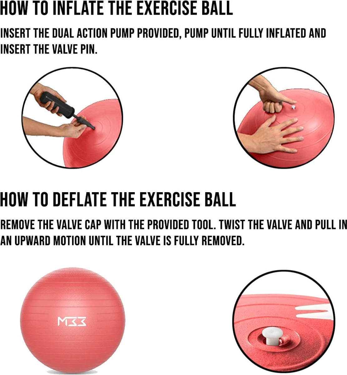Fashion 33 Oefenbal - 55 tot 85 cm Extra Dikke Anti-Barst Yoga Bal met Luchtpomp - Oefenbal voor Fitness, Pilates, Zwangerschap, Kantoor - Core Training - Pilates Bal - Zitbal Kantoor Ergonomisch Fashion 33 Oefenbal - 55 Tot 85 Cm Extra Dikke Anti-Barst Yoga Bal Met Luchtpomp - Oefenbal Voor Fitness, Pilates, Zwangerschap, Kantoor - Core Training - Pilates Bal - Zitbal Kantoor Ergonomisch -Fitnessapparatuur Serie Winkel 1112x1200 1