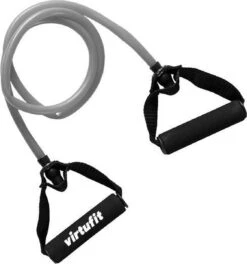 VirtuFit Weerstandskabel - Fitness Elastiek - Met Handvat - Medium