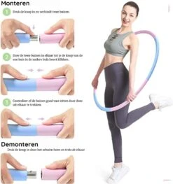 Fitlab Fitness Hoelahoep Met Gewicht - Blauw/Wit - 1 Tot 4 KG - Volwassenen - Hula Hoop/Sport Hoepel/Weight Hoop -Fitnessapparatuur Serie Winkel 1126x1200 4