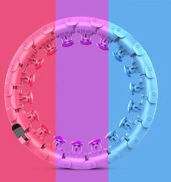 Verstelbare Fitness Hoelahoep Met Gewicht - Hoelahoep Voor Volwassenen En Kinderen - Fitness Hoelahoep - Hula Hoop Fitness - Roze -Fitnessapparatuur Serie Winkel 1126x1200 6