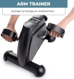 Umbro Stoelfiets - Met Computer - Hometrainer - Bureaufiets - Fietstrainer - Stoelfiets Met Handvaten - Zwart -Fitnessapparatuur Serie Winkel 1133x1200