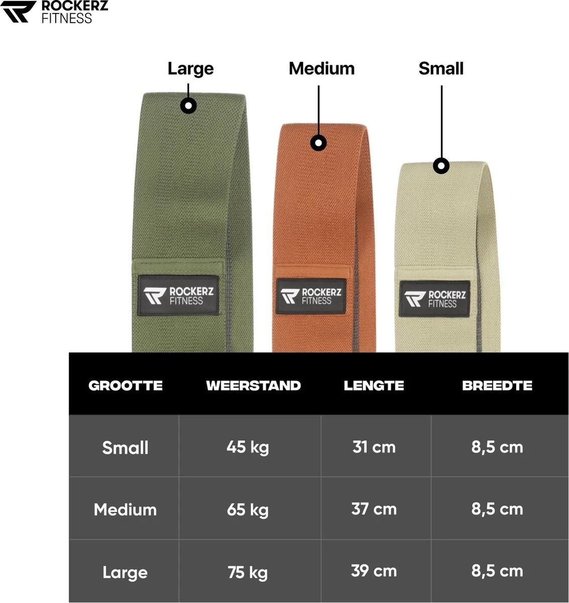 Weerstandsbanden - Booty Band - Resistance band - Fitness elastiek army - 3 Stuks met opbergzakje van Rockerz Fitness® Weerstandsbanden - Booty Band - Resistance Band - Fitness Elastiek Army - 3 Stuks Met Opbergzakje Van Rockerz Fitness® -Fitnessapparatuur Serie Winkel 1133x1200 3