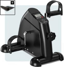 AYOO® Stoelfiets Met LCD Display - Inclusief GRATIS Anti-Slipmat - Minibike - Inklapbaar - Bureaufiets - Stoel Fiets – Beentrainer – Fietstrainer – Bewegingstrainer – Slipmat - Pedaalfiets