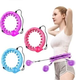 Verstelbare Fitness Hoelahoep Met Gewicht - Hoelahoep Voor Volwassenen En Kinderen - Fitness Hoelahoep - Hula Hoop Fitness - Roze -Fitnessapparatuur Serie Winkel 1141x1200 4