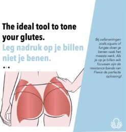 FLEXIE B-BANDS - Weerstandsbanden - Resistance Bands Set - Booty Band - Fitness Elastiek - Crossfit - Stof/Katoen - Blauw -Fitnessapparatuur Serie Winkel 1143x1200 2