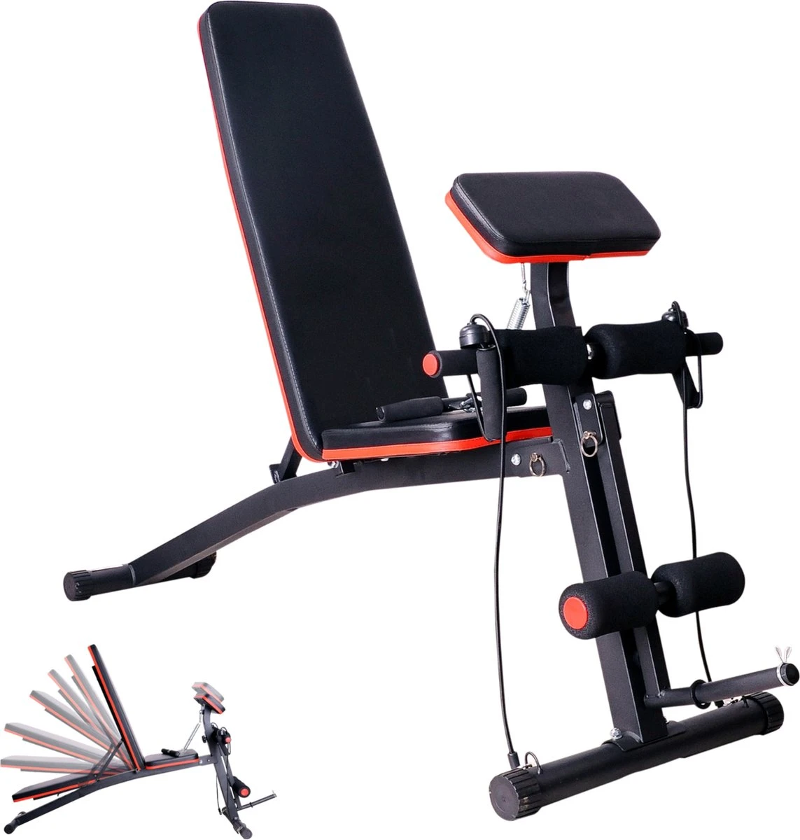 Fitnessbank - Halterbank verstelbaar - Halterbank - Buikspierbank - Beentrainer - Fitness - 153 x 53 x 102 cm Fitnessbank - Halterbank Verstelbaar - Halterbank - Buikspierbank - Beentrainer - Fitness - 153 X 53 X 102 Cm -Fitnessapparatuur Serie Winkel 1143x1200 5