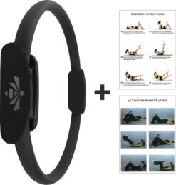 Beeletix Pilates Ring En Mini Pilates Ball Set Inclusief Trainingsschema - Yoga Ring - Fitness Ring - Magic Circle - Weerstandsring - Zwart - Ø 38cm 9 Beeletix Pilates Ring En Mini Pilates Ball Set Inclusief Trainingsschema - Yoga Ring - Fitness Ring - Magic Circle - Weerstandsring - Zwart - Ø 38cm -Fitnessapparatuur Serie Winkel 1145x1200 1