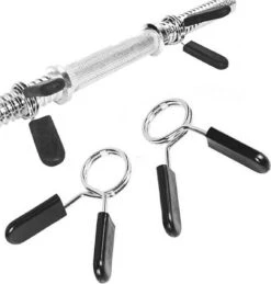 Merkloos Halterstang Dumbell Sluiter Veer Stang 25mm - Dumbellsluiter - Barbell Klem Lock Clip - Bar Collar - Haltersluiting - Halterklem - Spring Collar - Barbell Sluiting - Veersluiting - Sluitveren - Halterklemmen - Dumbellklemmen - Dumbellsluiting -Fitnessapparatuur Serie Winkel 1145x1200 4