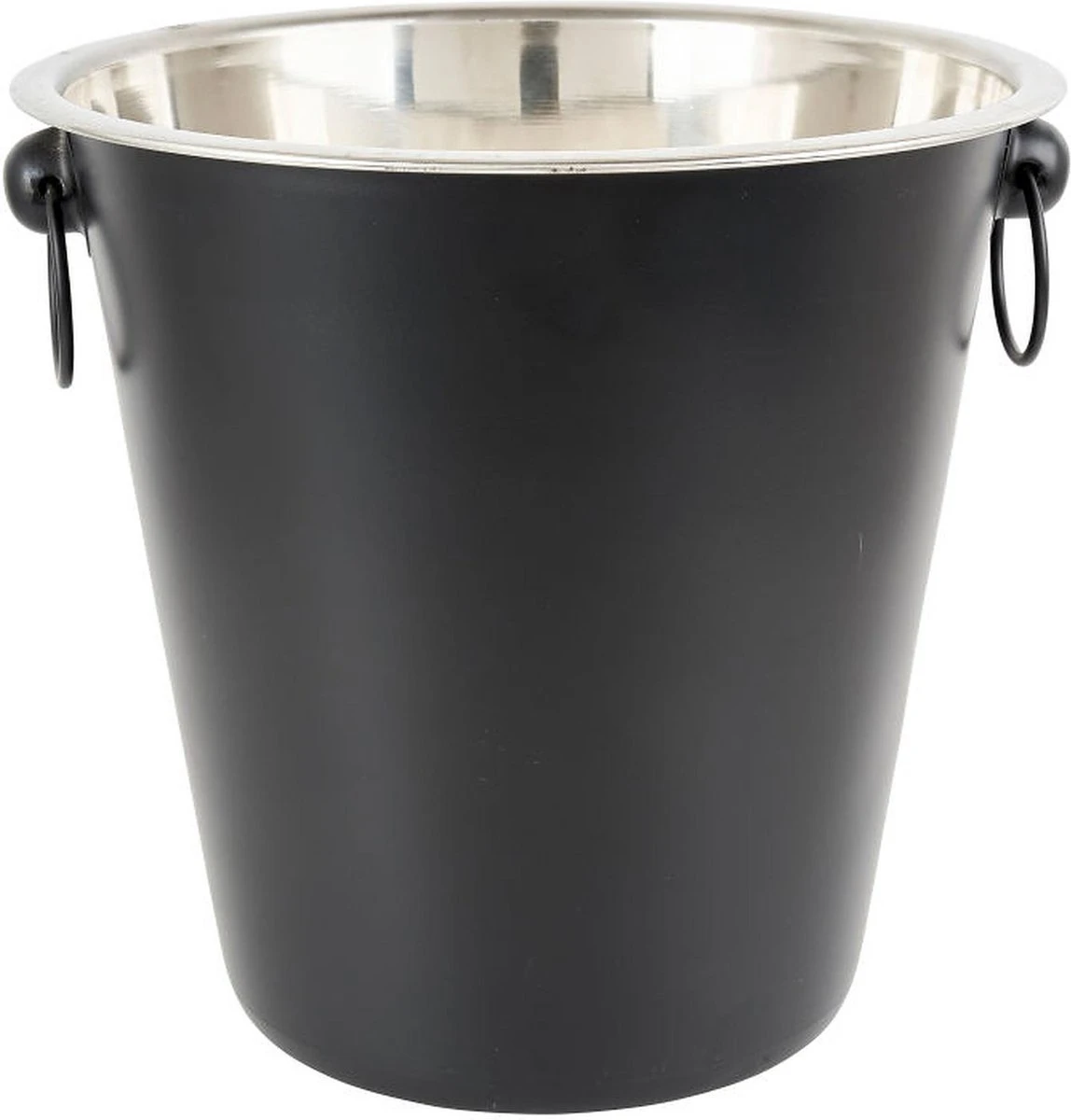 Champagnekoeler - RVS - Mat Zwart - Ø 22 cm Merkloos Champagnekoeler - RVS - Mat Zwart - Ø 22 Cm -Fitnessapparatuur Serie Winkel 1148x1200 4