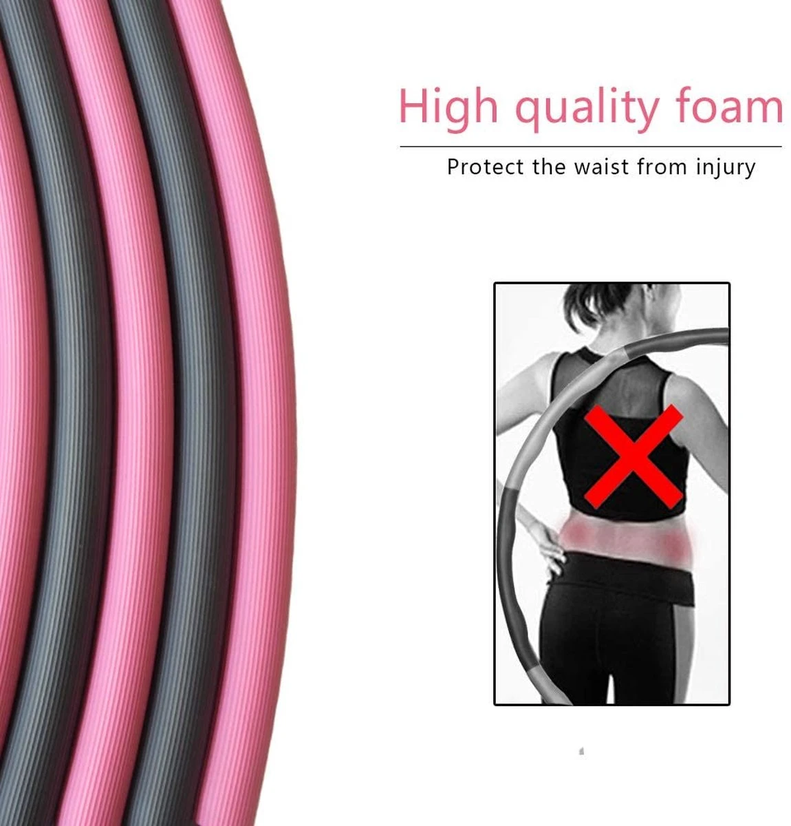 Fitness Hoela Hoop | Sport Hoepel - Hula Hoop - Yoga ring| Perfect om af te vallen, je heupen shapen en Anti Cellulite! | Aanpasbaar gewicht | 8 delen click-design | Voor volwassenen en kinderen| Merkloos Fitness Hoela Hoop | Sport Hoepel - Hula Hoop - Yoga Ring| Perfect Om Af Te Vallen, Je Heupen Shapen En Anti Cellulite! | Aanpasbaar Gewicht | 8 Delen Click-design | Voor Volwassenen En Kinderen| -Fitnessapparatuur Serie Winkel 1150x1200 1