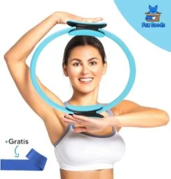 Fox Goods Pilates Ring - Yoga Ring - Sport Ring - Fitness Ring - Yoga Oefeningen - Blauw - 38CM - Gratis Resistance Band -Fitnessapparatuur Serie Winkel 1150x1200 3