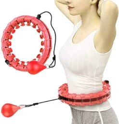 Merkloos Innovagoods Verstelbare Fitness Hoelahoep Met Gewicht - Hoelahoep Voor Volwassenen En Kinderen - Hula Hoop Fitness - Roze -Fitnessapparatuur Serie Winkel 1152x1200 3