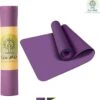 Eco Yoga Mat - Inclusief Draagriem - Fitness Mat Anti Slip - Extra Dik (6 Mm) - 183 X 61 X 0,6 Cm - Paars - Diverse Kleuren - Hoge Korting -Fitnessapparatuur Serie Winkel 1155x1200 9