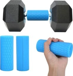MJ Sports Premium Fitness Bomber Grips - Fat Gripz - Onderarm Trainer - Dumbbells - Barbells - Fitness - Blauw 7 MJ Sports Premium Fitness Bomber Grips - Fat Gripz - Onderarm Trainer - Dumbbells - Barbells - Fitness - Blauw -Fitnessapparatuur Serie Winkel 1157x1200 1