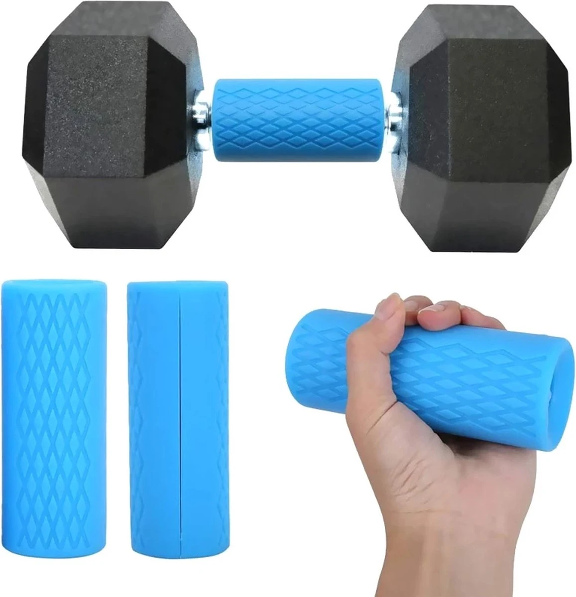 MJ Sports Premium Fitness Bomber Grips - Fat Gripz - Onderarm Trainer - Dumbbells - Barbells - Fitness - Blauw MJ Sports Premium Fitness Bomber Grips - Fat Gripz - Onderarm Trainer - Dumbbells - Barbells - Fitness - Blauw -Fitnessapparatuur Serie Winkel 1157x1200 1