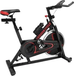 Trend24 Hometrainer - Hometrainer Fiets - Spinningfiets - Spinning - Max 120 KG - Zwart -Fitnessapparatuur Serie Winkel 1160x1200
