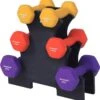 Songmics Dumbells - Halterset - Gewichten - Dumbells Set - Gewichten Fitness - Met Halterstandaard - Inclusief 9 Kg Gewichten- Meerkleurig - Zwart -Fitnessapparatuur Serie Winkel 1160x1200 6